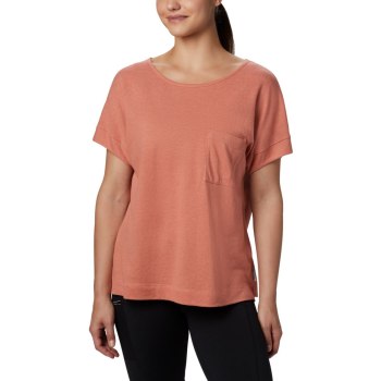 Columbia Summer Chill Short Sleeve, Camiseta Naranjas Para Mujer | 124089-CRV